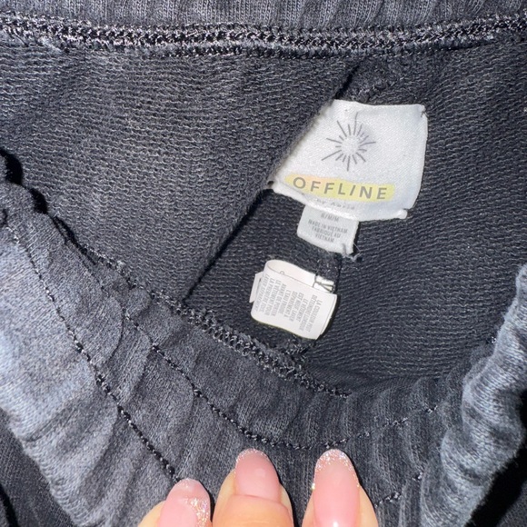 Offline Black Sweatpants Joggers - Picture 2 of 2